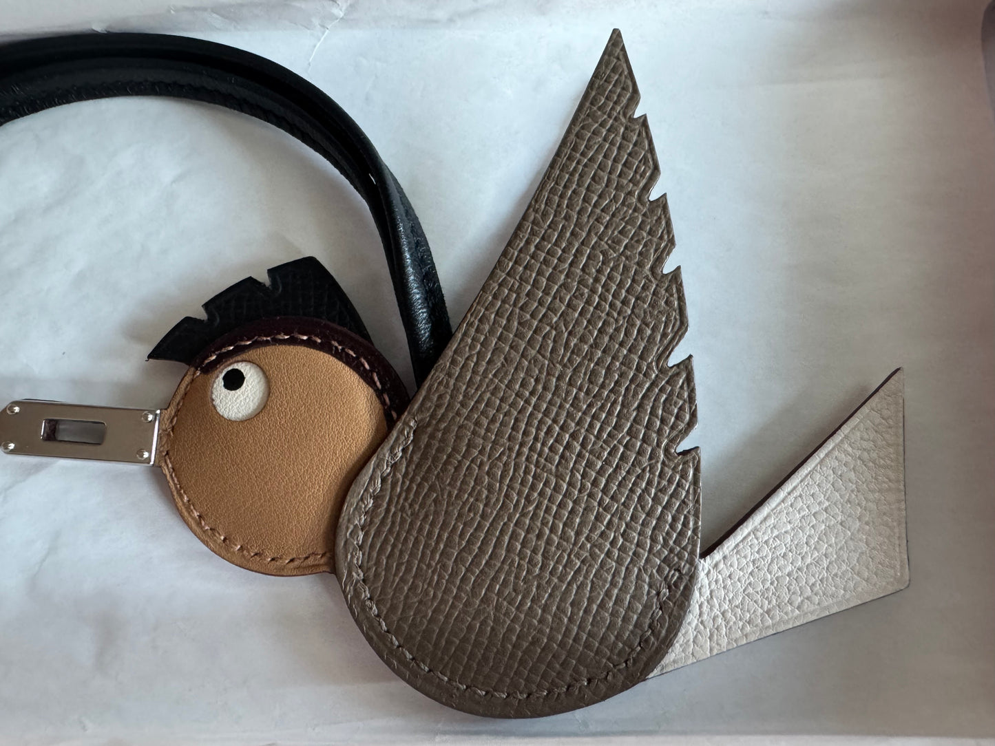 Hermes- Unused birdy bag charm