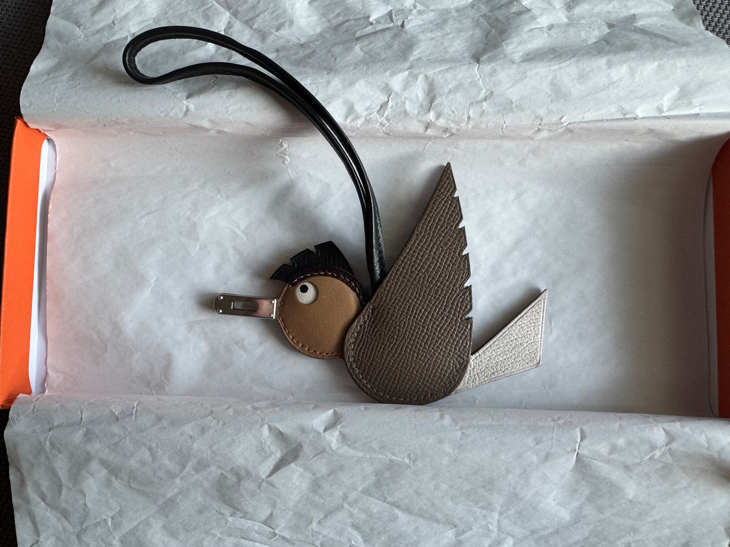 Hermes- Unused birdy bag charm