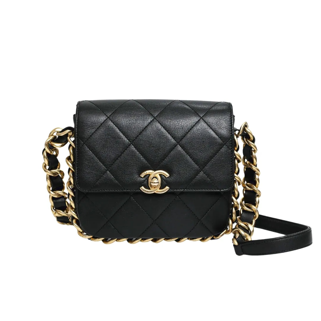 Chanel - Preowned Chainaround flap bag small