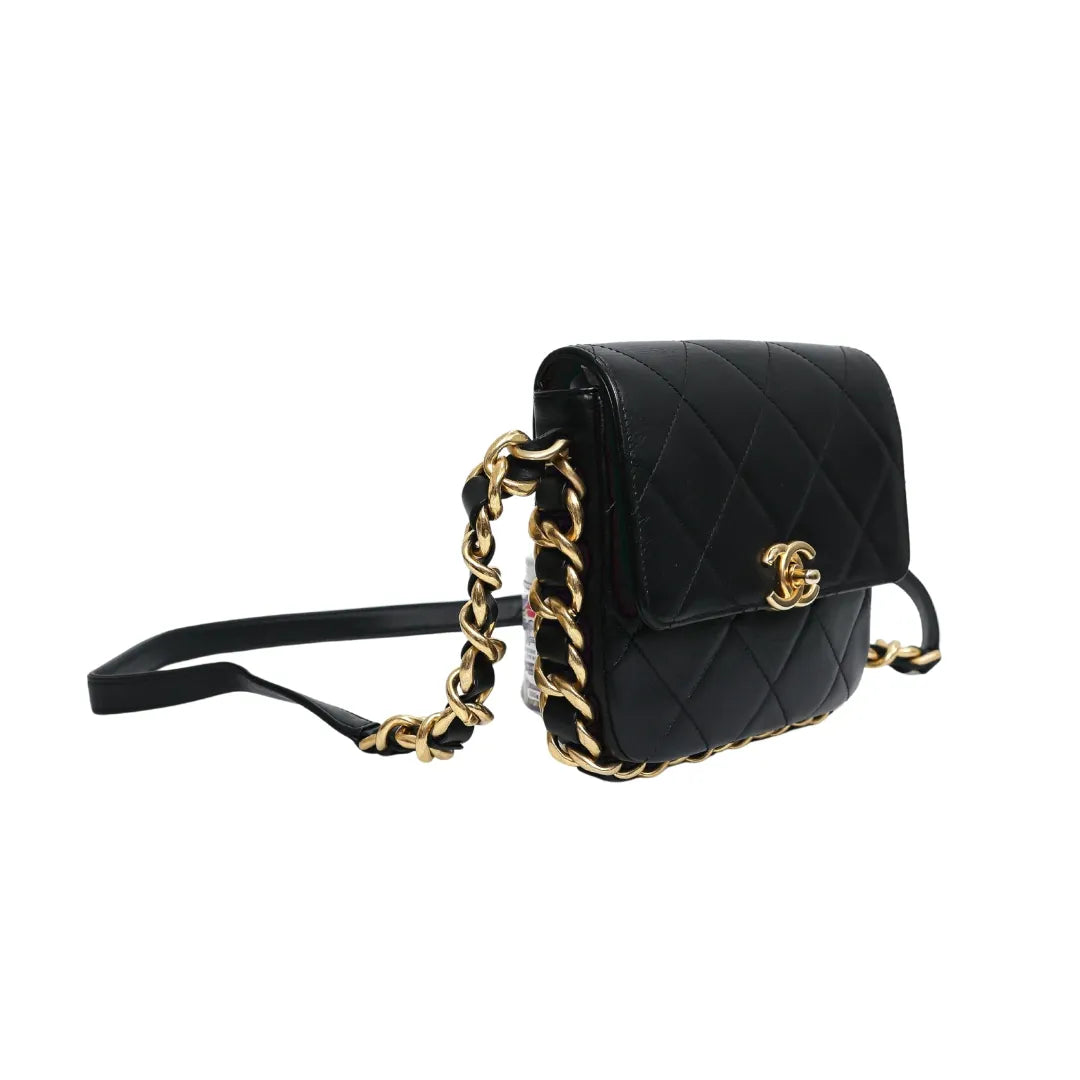 Chanel - Preowned Chainaround flap bag small