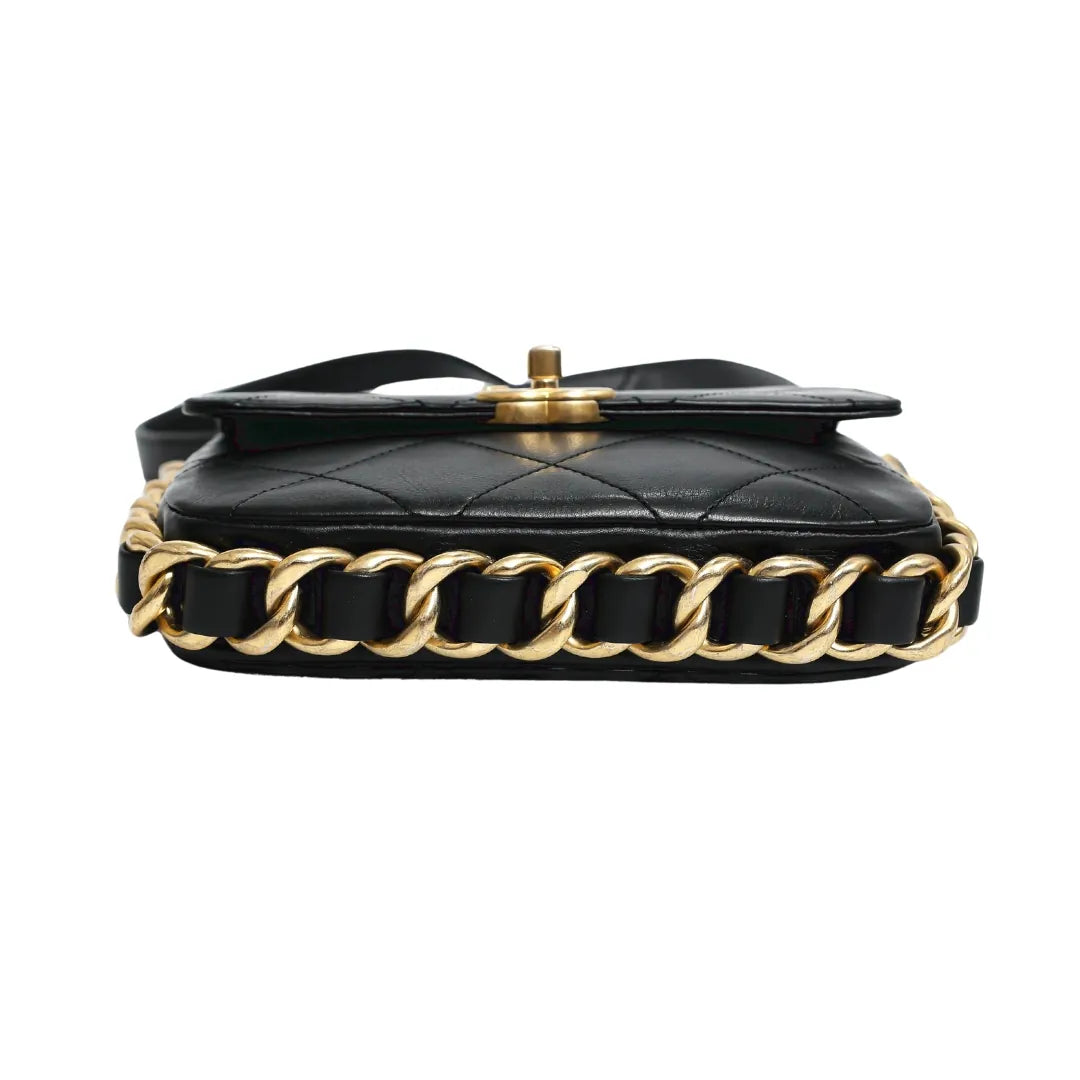 Chanel - Preowned Chainaround flap bag small